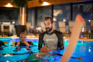 Relaqua: Taucher im Swimming Pool beim Relaqua 